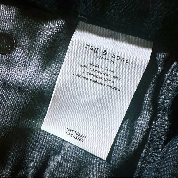 NWT Rag & Bone ‘Cate’ Mid-Rise Ankle Length Skinny Jean in “Oxford” Wash Size 24 - Picture 8 of 16